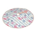 thumbnail image 2 of Kll Flamingo And Pineapple Christmas Tree Skirt 48",Party Decorations Farmhouse For Christmas Decorations Holiday Party, 2 of 8