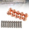 thumbnail image 3 of Cutting  Tip Electrode Kit, Complete Easy To Install Tip Electrode Kit Consumables Safe 10 Set Brass Metal Professional Replacement  for Industrial Use, 3 of 7
