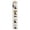 White Gold, variant on Hzuaneri 10-Tier Vertical Shoe Rack, Tall Shoe Organizer with 2 Hooks, Wooden Shoe Tower for Entryway, Hallway, Closet Space Saving, Free Standing, Rustic Brown
