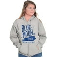 thumbnail image 3 of Kentucky Moon Retro State Shape Zip Up Hoodie Men's Women's Brisco Brands S, 3 of 6