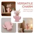 thumbnail image 6 of Unique Bargains Acrylic Rectangle Low Centerpiece for Table Pink 5.3"L x 3.0"W x 4.5"H, 6 of 6