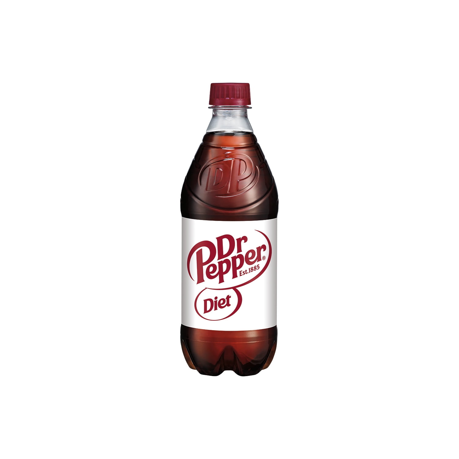 (5 pack) Diet Dr Pepper Soda Pop, 20 fl oz, Bottle
