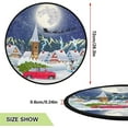 thumbnail image 3 of Coolnut Christmas Car Christmas Tree Mat Round Christmas Tree Stand Mat Decoration for Holiday Party Home Christmas Day Ornaments Floor Door, 28.3", 3 of 6