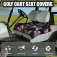 thumbnail image 3 of Renewold Golf Cart Seat Cover with Front Pockets Lightweight Soft Golf Blanket Accessories Compatible with EZGO Yamaha Club Cars and More 2 Person Seats, Butterfly Colorful, 3 of 7
