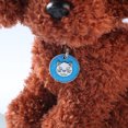 thumbnail image 4 of SPRING PARK New Metal Cat Print Pet Pendant Collar Accessories Cat Dog Key Tag ID Key Ring Pendant, 4 of 7