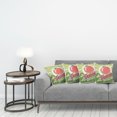 thumbnail image 3 of Ambesonne Antique Throw Pillow Cover 4 Pack, Vintage Tomato Poster, 20", Green Red, 3 of 5