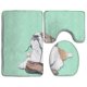 thumbnail image 1 of ABPHQTO Bulldogs holgados Juego de alfombras de baño de 3 piezas Alfombra de baño Alfombra de contorno y tapa de inodoro ABPHQTO Cont-CHAPPLE-11909, 1 of 2