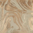 thumbnail image 3 of Pink Accent Throw Pillow with Rose Gold Swirl Design, 3 of 9