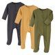 thumbnail image 1 of Pijamas para bebé recién nacido, Ropa De dormir 100% De algodón con cremallera, con calcetines, para otoño y primavera, 1 of 4