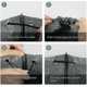thumbnail image 3 of Garden Bag 3 x 272L Garden Bags Waterproof Garden Waste Bag Freestanding and Foldable Garbage Bags for Garden Reusable Heavy Duty Gardening Bag Garden, 3 of 5