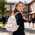 thumbnail image 2 of WAYUTE Kids Backpack Back to School Backpacks with Large Capacity Cherry Print Cartoon Everyday Use Soft Daypack Bookbag Casual Outdoor Travel, 2 of 7