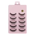 thumbnail image 2 of Pestañas postizas puntiagudas, paquete de pestañas postizas, extensión 3D, Manga desordenada suave y gruesa, 10 piezas para espectáculos, grad , estilo -5 pares Sunnimix  pestañas postizas naturales, 2 of 8