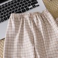 thumbnail image 4 of Pandaie 1-10T Toddler Baby Girl Plaid Collar Pajama Set Boys Long Sleeve Sleepwear 2 Piece Set Kid Cotton Loungewear Brown,2-3 Years, 4 of 6