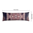 thumbnail image 6 of Paisley Long Body Pillow Cover - Vintage Bohemian Floral Print, Soft & Breathable Ethnic Fabric, Hidden Zipper, 20"x54" - Elegant Home Decor Gift for Side Sleepers & Pregnancy Support, 6 of 7