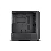 LIAN LI LANCOOL 216 X Black Steel / Tempered Glass ATX Mid Tower Computer Case ,2x 16 cm PWM Fans Included (Non RGB ) ----LANCOOL 216X