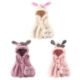 thumbnail image 4 of Hotiary Infant Toddler Girls Winter Hooded Coat Baby Faux Fur Fleece Rabbit Ears Warm Thicken Jacket Dress up Long Sleeve Party Wedding Hoodies Outwear for 6 Months-5 Years, 4 of 4