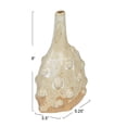 thumbnail image 3 of Creative Co-Op Stoneware Vase with Raised Dots and Reactive Glaze, White, 3 of 5