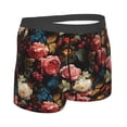 thumbnail image 2 of KLL Rose Flowers Men's Cotton Boxer Briefs Underwear-, 2 of 8