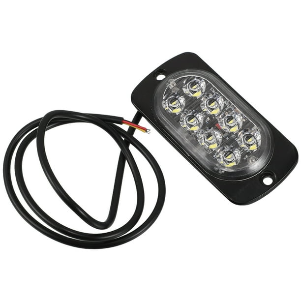 Luz estroboscópica LED delgada para advertencia de camión, luz estroboscópica de emergencia, luces intermitentes de seguridad para camión, coche, vehículo utilitario