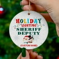 thumbnail image 4 of Sheriff Deputy Christmas Ornaments 2025 for Women Friendship, Appreciation Gifts for Coworkers - Christmas Decorations Ceramic Ornaments DhUZPU (Sheriff Deputy), 4 of 4