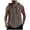 Coffee, variant on Mens Solid Color Csual Drawstring Button Hooded Vest Top,Tank Tops Men,S