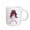 White, variant on 3drose, Virtual Girl Using Interactive Goggles, 11oz Two-tone Red Mug