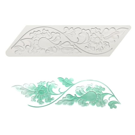 

Kitchen Accessories Baking Tool Cake Decorating Border 3D Engraving Fondant Cake Lace Mat Silicone Cake Mold Chocolate Mould Cupcake Decoration 21
