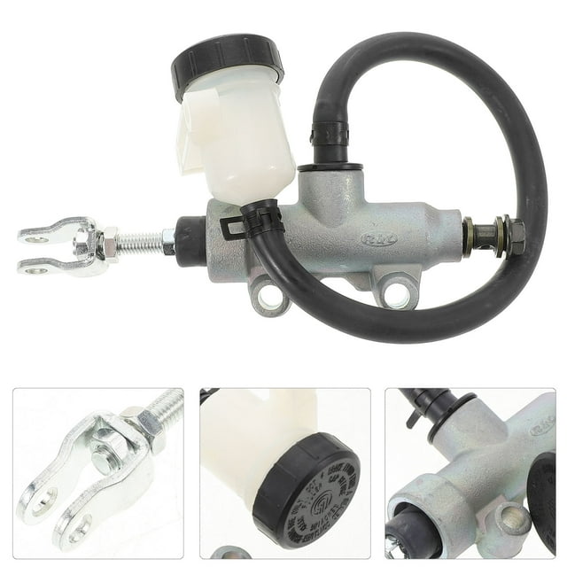 FENGGUIQU Maestro De Trasero Para Motocicleta Color Plata Con Materiales Resistentes