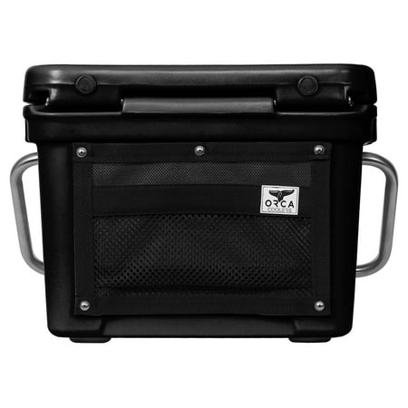 Orca 20 Quart 18 Can High Performance Roto Molded Insulated Ice Cooler, Black