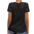 thumbnail image 4 of Summer Women's Crochet Beach Cover Up Lace-Up Drawstring Poncho Top Beachwear Swimsuit Bikini Dress-Up, 4 of 5