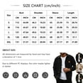 thumbnail image 3 of Domuza Corduroy Jacket for Men Comfy Casual Button Down Long Sleeve Shacket Jacket Fall Winter Stylish Loose Fit Solid Sweatshirt with Pockets Black S, 3 of 5