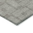 thumbnail image 4 of Addison Rugs Chantille Indoor/Outdoor Transitional Squares Taupe Washable Rectangle Rug, 3' x 5', 4 of 6
