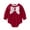 Red, variant on EnJoCho Summer Playsuit for Kids Baby Girl Romper Long Sleeved Bow Solid Color Harness Outside Bodysuit Romper Jumpsuit Clothes Baby Kids Trendy Comfort Outfits