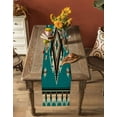 thumbnail image 4 of Green Southwestern Table Runner Vintage Boho Ethnic Geometric Tablerunners 13 x 36 Inch, Table Decorations Tabletop Scarf for Summer Gathering Holiday Farmhouse Kitchen Dining Decor, 4 of 6