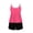 Set-328Hot Pink, variant on LEWKW Women's Tankini Swimsuits with Shorts 2 Piece Bathing Suits Scoop Neck Athletic Tank Top & Bottoms Modest Swimwear Summer Beach Pool Party Outfits