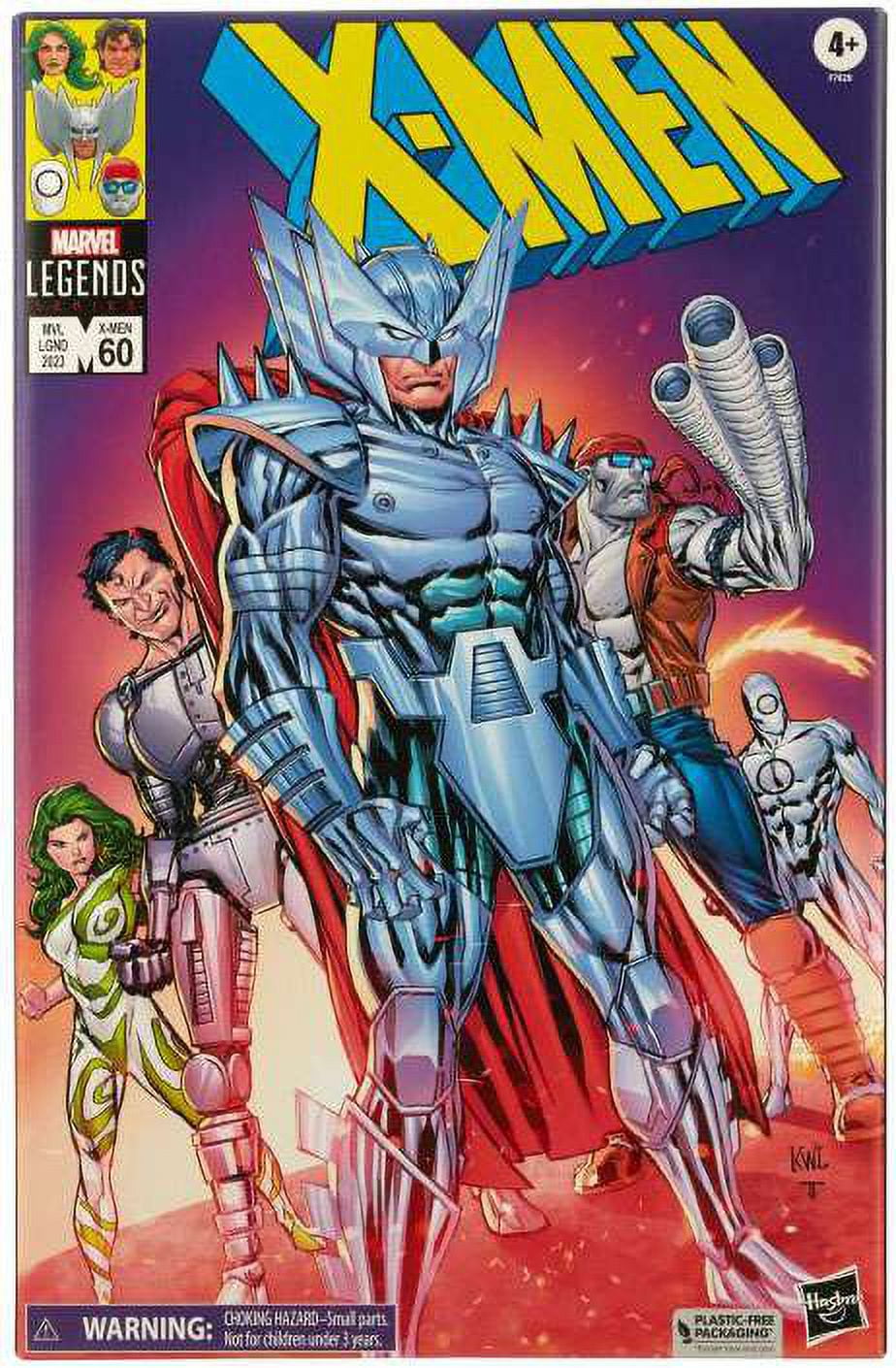 Marvel Hasbro Legends Series: X-Men Villains, 60th Anniversary Action Figure Set, 6 inch Action Figures,Multicolor