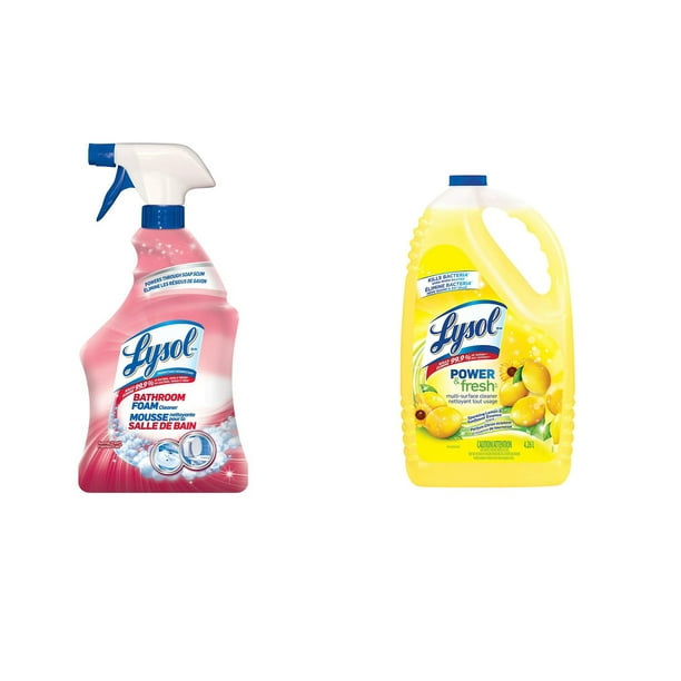 Lysol Bathroom Cleaner Spray, Bathroom Foam, Summer Fresh, 950ml