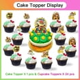 thumbnail image 6 of Bowser King Koopa Party Supplies Birthday Decorations Plates Banner Kids Cake Toppers Set Decor, 6 of 7