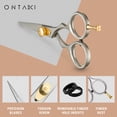 thumbnail image 5 of ONTAKI Beard & Mustache Scissors Japanese Steel Professional Grooming Shears 5.5 inch, 5 of 5