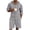 Dark Gray., variant on HBGVBA Summer 2 Piece Set for Men Long Sleeve Hooded Casual Top Elastic Waist Comfortable Shorts Set