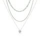 thumbnail image 1 of JeenMata Multipack 3 piezas colgante de collar en capas para mujer, chapado en oro blanco, cadena de oro, collar de gargantilla, collar en capas de espiga, regalo de joyería, 1 of 6