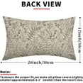 thumbnail image 3 of Olive Green Fern Leaves Lumbar Pillow Covers 12X20 Inch Plant Leaf Floral Pine Decorative Pillow Cases Vintage Botanical Spring Summer Throw Pillows Set of 2 Home Decor for Sofa Couch Porch Outdoor, 3 of 6