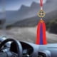 thumbnail image 2 of Colgante de espejo retrovisor de coche con borlas, regalo decorativo, colgante de espejo retrovisor Redondo, 2 of 8
