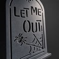 thumbnail image 5 of Lit Halloween Tombstone Outdoor Scene Decoration, Spooky Resin Graveyard Yard Decor, Gothic Skeleton Hands Tabletop Ornament, Holiday Party Centerpiece, 5 of 6