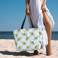 thumbnail image 6 of Naloa Cartoon Sea Turtle Large Capacity Beach Bag, Waterproof Sandproof Beach Swim Pool Bag Tote Bag for Women, 6 of 7