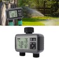 thumbnail image 1 of Automatic Irrigation Timer LCD Display 3/4-1/2 Inch Faucet 2 Zone Watering Timer for Outdoor Garden Courtyard, 1 of 7
