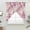 Pink, variant on Pink Ombre Swag Curtains for Kitchen/Bedroom/Living Room, Gradient Abstract Art Vintage Scalloped Curtains 63 Inch Long, Rod Pocket Window Swag Topper Curtains Valances 2 Panels Set 36"x63"