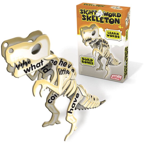 Junior Learning Sight Word Skeleton, Learn Words and Build Bones