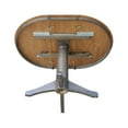 thumbnail image 6 of International Concepts 36" round top ped table with 12" leaf - 30.1"h - dining height, 6 of 12