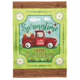 thumbnail image 1 of Magnolia Gardens M001296 29 x 42 in. Double Applique Springtime In Country Burlap Garden Flag - Large, 1 of 1